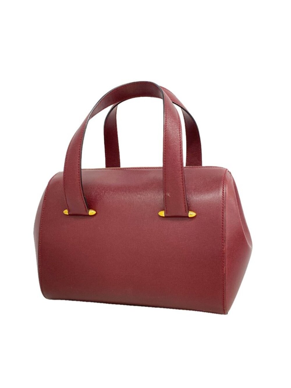 Cartier Handbag Must Leather Bordeaux Gold